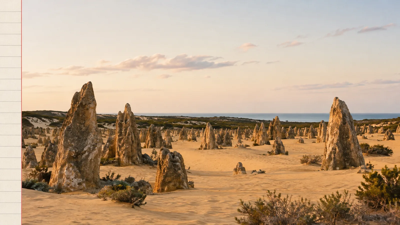 Parco nazionale di Nambung e il Deserto dei Pinnacles